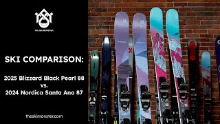 Ski Comparison Blizzard Black Pearl 88 vs Nordica Santa Anna 87 [upl. by Hnah]