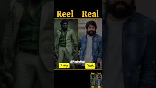 KGF Chapter 2  Cast Comparison kgf shorts yash [upl. by Esilehs339]