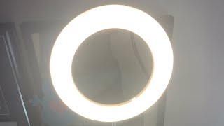 NeotrixQI Mai Appearance G3 Selfie Ring Light Phone Holder Foldable LED Desk Lamp unboxing Review [upl. by Einnij29]