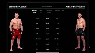 Sergei Pavlovich vs Alexander Volkov Prediction UFCSaudiArabia [upl. by Koorb538]