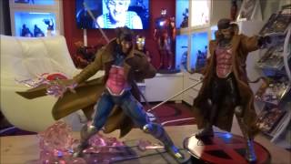 Custom 14 Scale MARVEL VS CAPCOM GAMBIT STATUE vs SIDESHOW GAMBIT PREMIUM FORMAT [upl. by Kalinda]