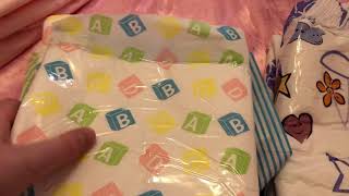 ASMR Extreme Crinkles 3  Diaper Haul Tykables Northshore ABU Cushies etc [upl. by Anerol]