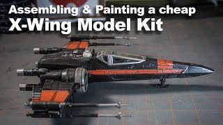 Assembling and Painting Poes XWing Model Kit [upl. by Akcire]