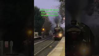 Shakespeare Express 2024 5043 Earl Of Mount Edgcumbe storms through Lapworth Shakespeareexpress [upl. by Niwled78]