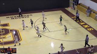 Gibson Southern vs Vincennes Lincoln Varsity Womens Basketball [upl. by Ettenom]