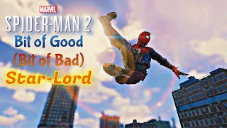 StarLord  Bit of Good Bit of Bad  Marvel SpiderMan 2 Cinematic WebSwinging to Music [upl. by Crispen]