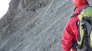 Fun on Mont Blanc  Rockslidemov [upl. by Guimar]