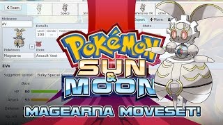 Magearna Moveset Guide How to use Magearna Pokemon Sun and Moon w PokeaimMD [upl. by Asyral61]