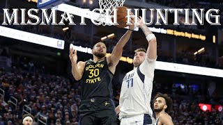 Why Steph Curry Spammed Pick amp Roll On Luka Dončić amp Dallas Big Men In The Clutch [upl. by Eahc929]