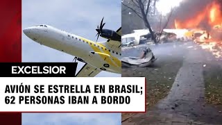 Avión se estrella en Brasil no hay sobrevivientes  Resumen Internacional [upl. by Amethyst]