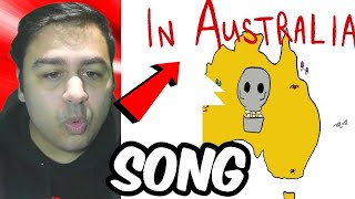 AUSTRALIAS DEADLIEST ANIMALS SONG REACTION  British Reaction to Australia [upl. by Aerehs]