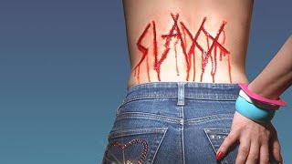 👖 Tödliche JeansHosen 🩸 SLAXX 😱 deutscher Trailer HD 2020 german Splatter Film DVD  Bluray 2022 [upl. by Gannon724]