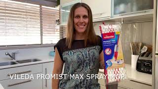 Vileda ProMist Max Spray Mop Review  Mouths of Mums [upl. by Bord392]