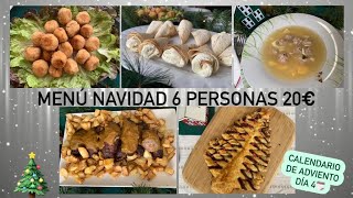 🎄MENÚ de NAVIDAD Fácil Rápido y BARATO Os enseño la compra🛒 [upl. by Attekram128]