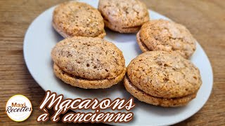 Macarons à LAncienne  Recette Facile et Rapide [upl. by Annah505]