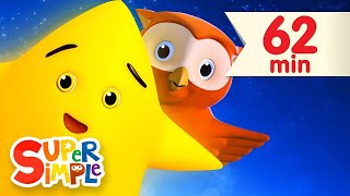 Twinkle Twinkle Little Star amp More  Kids Songs  Super Simple Songs  babefinn  chu chu tv [upl. by Durman]