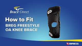 Embrace Freedom amp Support Freestyle OA Knee Brace Fitting [upl. by Ayrolg]