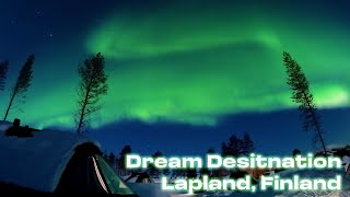 Marvels of Lapland Husky dog sledding Aurora wolves ski mobile riding Santa Clause village [upl. by Mildred]