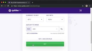 How to Buy Bitcoin with Naira using Instant BuySell on Quidax [upl. by Toogood265]