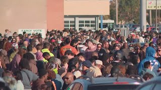 Franklin County crowds wait hours to cast ballots on final day of early voting [upl. by Nawtna]