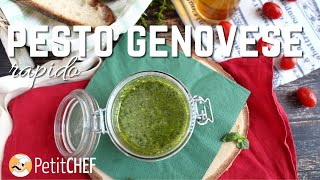 Pesto alla genovese rapido  ricetta PetitChef [upl. by Vories953]