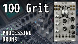 100 Grit Demo Processing drums  SCHLAPPI ENGINEERING [upl. by Anerda]