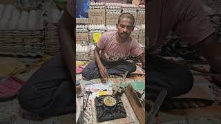 Jharkhandi Bhaiya जी Ka Desi Egg Pouch  पूरा झारखण्ड Fan है  indian street food  jharkhand [upl. by Annek]