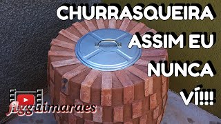 Como Fazer Churrasqueira Vertical Tipo Forno Tandoor para BBQ [upl. by Celka74]