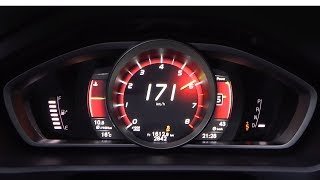 2017 Volvo V40 T5 Polestar Geartronic 253 HP 0100 kmh amp 0100 mphAcceleration [upl. by Lymann]