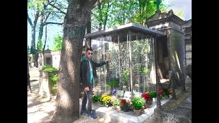 Tombe de France GALL et Michel BERGER cimetière de Montmartre Paris [upl. by Ybab949]