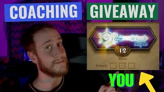 DraftGame Review Coaching GIVEAWAY  Hearthstone Arena [upl. by Ellevart]