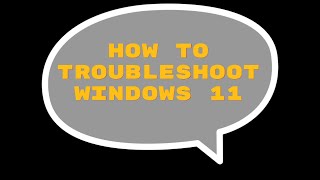 How to Run Any Troubleshooter on Windows 11  How to Troubleshoot Windows 11 [upl. by Eolhc]