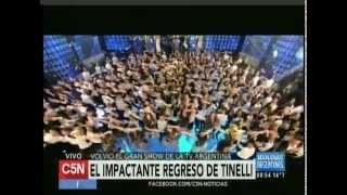 C5N  TELEVISION EL IMPACTANTE REGRESO DE MARCELO TINELLI [upl. by Adnilahs]