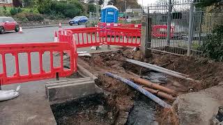 Clearing a blockage in a large pipe  update Blockage cleared completely now [upl. by Silverts839]