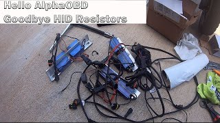 Ram 2500 Hello AlfaOBD Goodbye HID Conversion ResistorsRelay Harness [upl. by Selrahc]