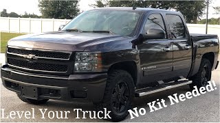 How to Level Your Chevy Silverado 1500 [upl. by Cypro]