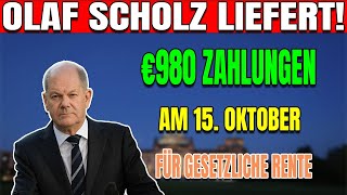 Wichtige Neuigkeiten 980 Euro Zahlungen der Rentenversicherung starten am 15 Oktoberquot [upl. by Daph]