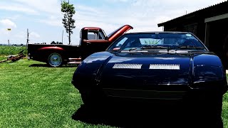 De Tomaso Pantera GTS  Custom Header and Exhaust Build [upl. by Broek]