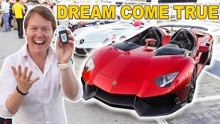 My DREAM DRIVE in the LAMBORGHINI AVENTADOR J World First EXCLUSIVE [upl. by Prentice]