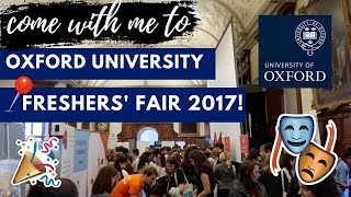 OXFORD UNIVERSITY FRESHERS FAIR 2017  Oxford Vlog  ThisIsMani [upl. by Aicined]