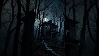 Scary house inside the forest darkness loonsound 3danimation wolf horrorstories aigenerated [upl. by Yrolg198]