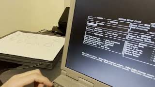 490xcdt Toshiba Bios password bypass reset  vintage toshiba [upl. by Georgianna357]