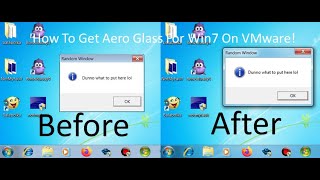 How To Get The Aero Glass Working For Your Windows 7 Virtual Machine On VMware [upl. by Loren]