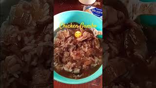 CHICKEN amp SAUSAGE GUMBO shorts gumbo foodie [upl. by Ahsiekan222]