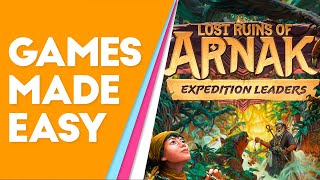 Lost Ruins of Arnak Expedition Leaders How to Play and Tips [upl. by Aerdied]