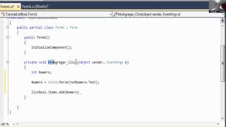 Tutorial ListBox C Visual Studio 2010 SÚPER BÁSICO [upl. by Finer]