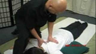 Shiatsu Demonstration 2 Prone Position Back [upl. by Nnaihs]