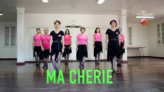 Ma Chérie Line dance Dance amp Teach [upl. by Nosittam]