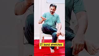 IT band stretching exercise  fitness youtubeshorts physiotherapy exercises [upl. by Appilihp521]