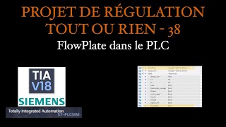 Projet Régulation Tout Ou Rien 38  FlowPlate PLC [upl. by Arerrac]